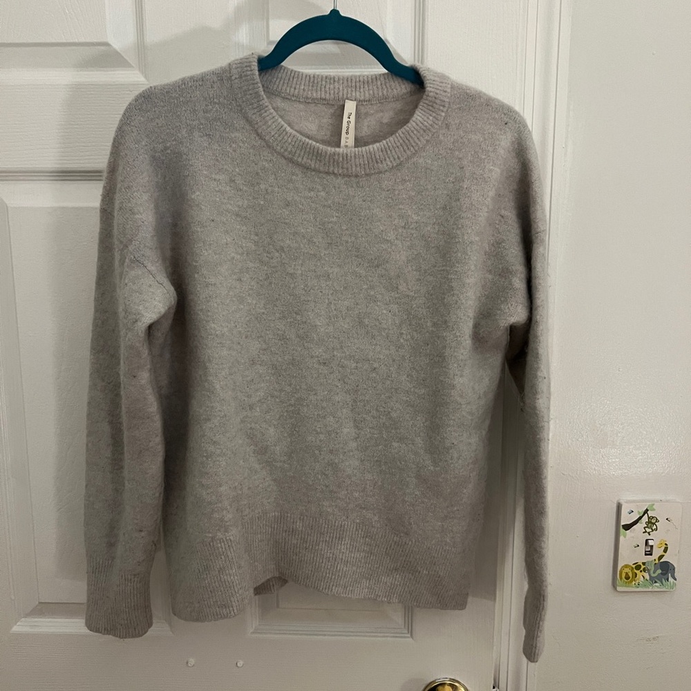 Aritzia Light Gray Crewneck Sweater